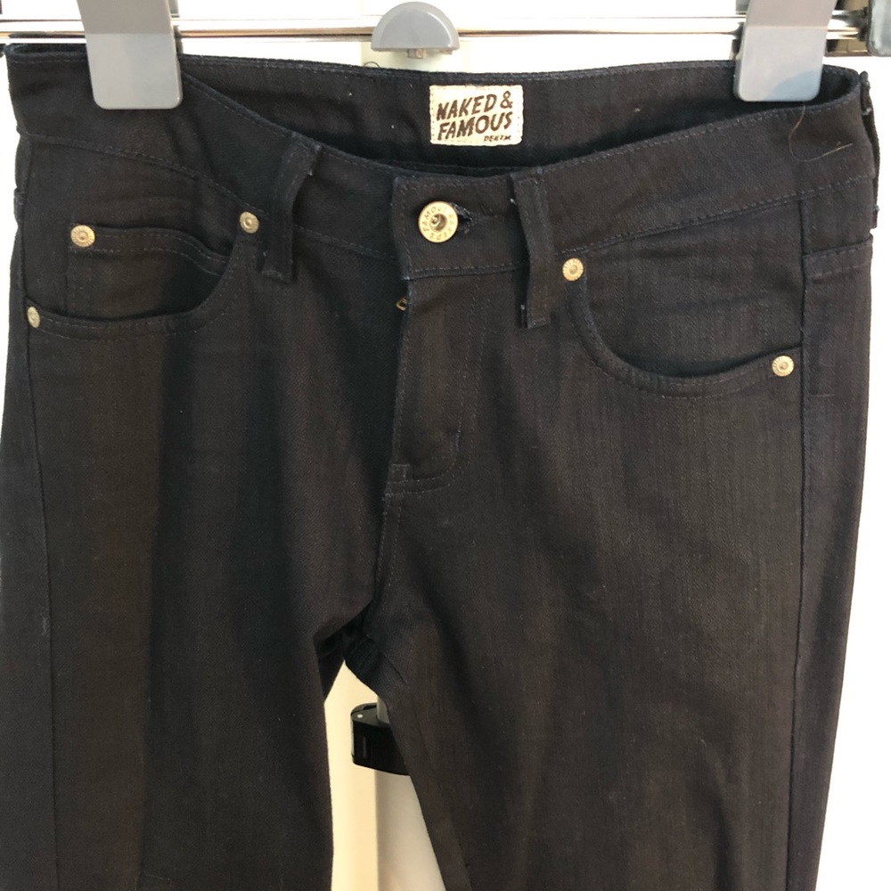 Naked & Famous midnite power stretch denim jeans